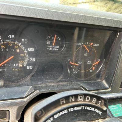 Chevrolet Work Van G Series. Fires up w/ no warning lights. 