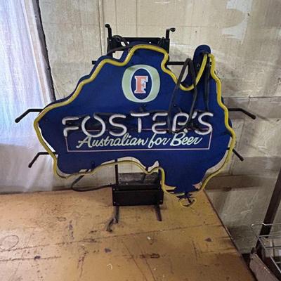 Fosters Beer Neon Sign