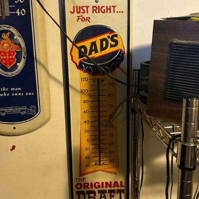 Vintage Wall Decor and Wall Thermometer