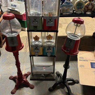Beaver Mark I Antique Candy Vending Machine and Gumball Machines