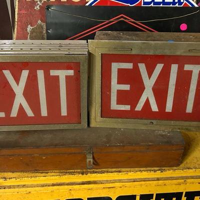 Retail Exit Signs