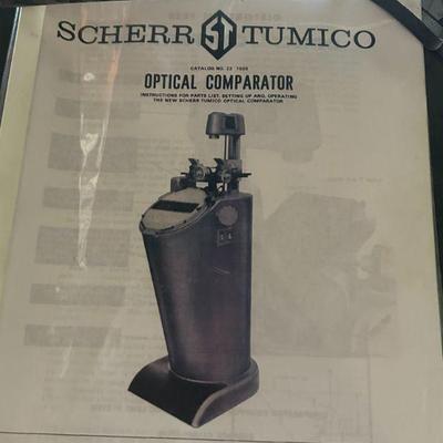 Scherr Tumico Optical Comparator