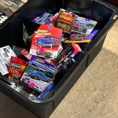 Hundreds of unopened vintage cars