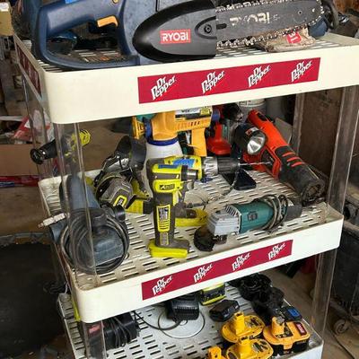 Great selection of power tools throughout the warehouse