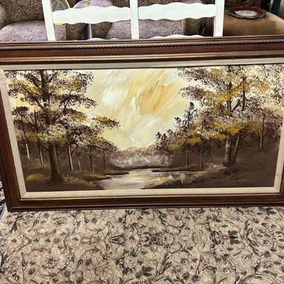 A great selection of artwork throughout the house. Original artwork and prints. Many have antique frames. 