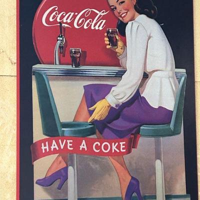 Vintage Coca-Cola Advertising Wall Art