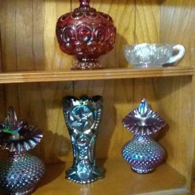 Beautiful Carnival glass