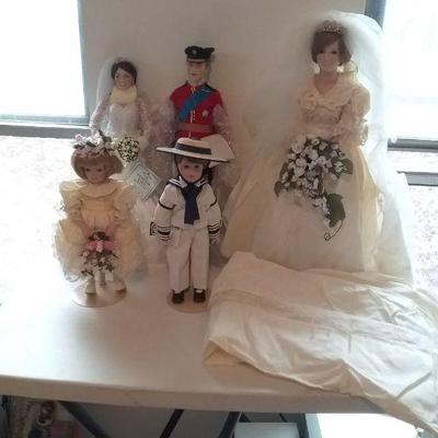 Royal family dolls