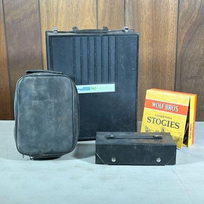 (4pc) Misc. Automotive Tools | Including a Cen-Tech Tachometer in box, a Suntune Inductive Dwell/Tach, an Actron super AutoScanner model...