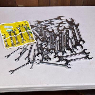 S-k USA Open End Box Wrenches | S-K tools, largest 30mm ranging down to 1/4 in.


