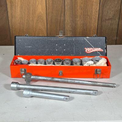 Williams Socket Set | 3/4 inch drive. - l. 20 in (box)