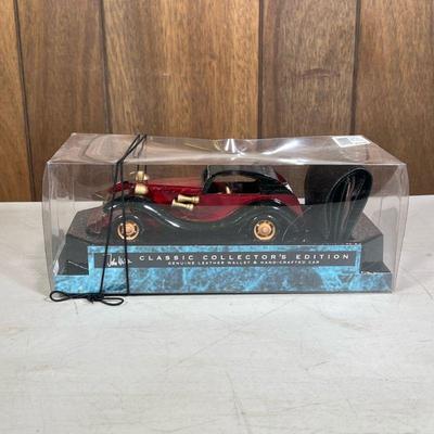 John Weitz Collector’s Car Model | Classic collectors edition with genuine, leather wallet, and handcrafted painted car. - l. 11.25 in...