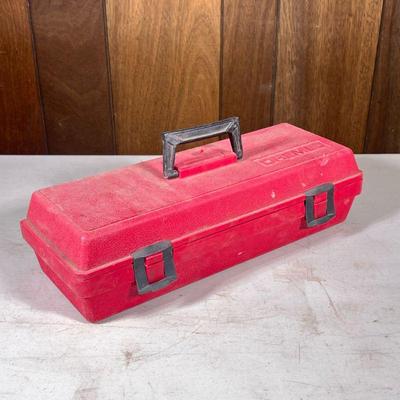 Dremel Kit | Containing various Dremel tools, as pictured. - h. 5 x l. 18 in (red case)

