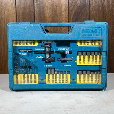 Allied 47-pc Power Bit Set | In original carrying case, appears to be complete less one bit.