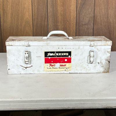 BLACKHAWK PORTOPOWER BODY REPAIR EQUIPMENT | Blackhawk PORTOPOWER P-400 Body Repair equipment in toll box including hydraulic pump, ram,...