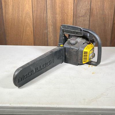 Mac 3514 Mcculloch Chainsaw | Gas chainsaw 35cc. - l. 30 in (overall)

