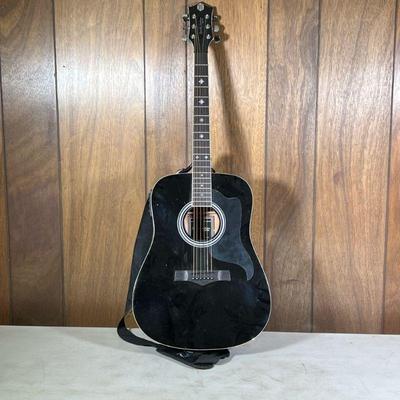 Randy Jackson Acoustic Guitar | Black Randy Jackson guitar.

