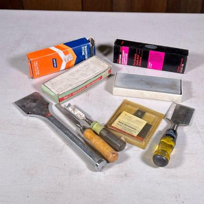 Group Sharpening Stones | Whet stones and sharpening tools.