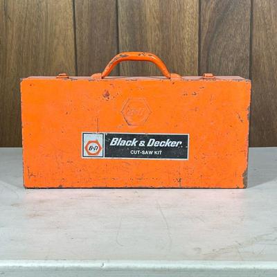 Black & Decker Cut-Saw Kit | In original carrying case. - h. 8.25 x l. 16.75 x d. 4 in (case)