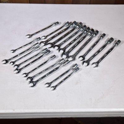 S-k USA Wrenches | Angle ratchet wrenches from 7/16, all SAE, S-K Made in USA.

