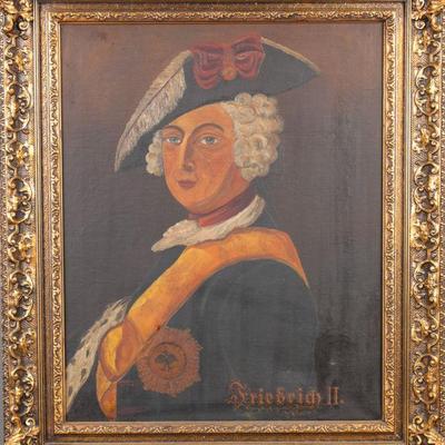 Frederick the Great oil painting