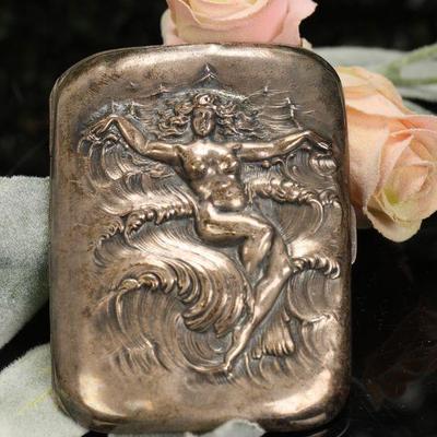 Victorian Sterling silver card case
