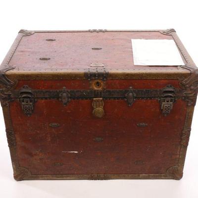 W.W. Winship leather travel truck