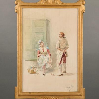 Alfonso Alonso Perez watercolor painting