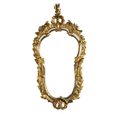 Rococo ornate giltwood mirror