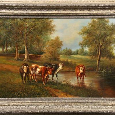 Edwin Masters oil painting