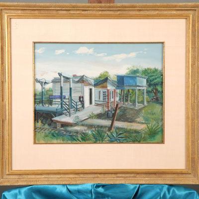 Aaron Bohrad gouache painting