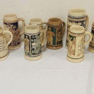 1247	LARGE GROUP OF ASSORTED GERMAN STEINS
