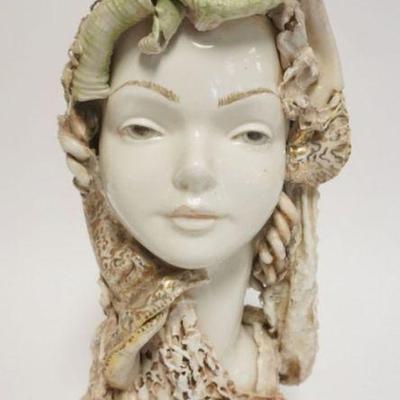 1042	LARGE CYBIS BUST OF WOMAN MARKED M.B. CYBIS, APPROXIMATELY 16 1/2 IN
