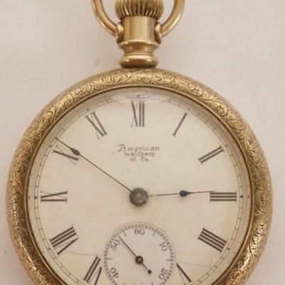 1129	AMERICAN WALTHAM POCKET WATCH 1879 IN FAHYS MONTAUK CASE
