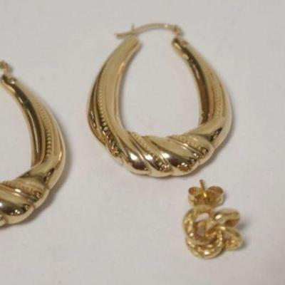 1131	14K EARRINGS, 3.85 DWT
