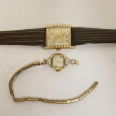 1144	VINTAGE BULOVA LADIES & MENS WATCHES
