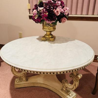 MARBLE TOP TABLE