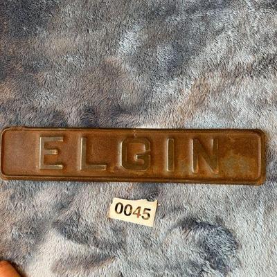 Elgin Plate