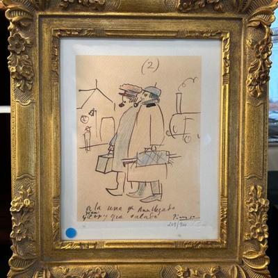 Picasso limited edition lithograph