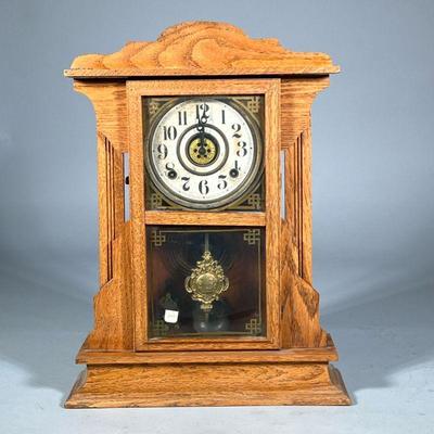 INGRAHAM OAK SHELF CLOCK | No, 228

