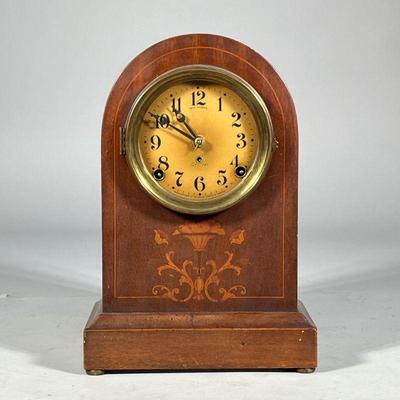 SETH THOMAS FAUX INLAY SHELF CLOCK | No. 413

