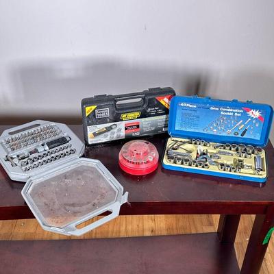 (5pc) MIXED HAND TOOLS | Large lot of mixed hand tools including: new in box HDX 71 piece screwdriver set, ratcheting screwdriver set...