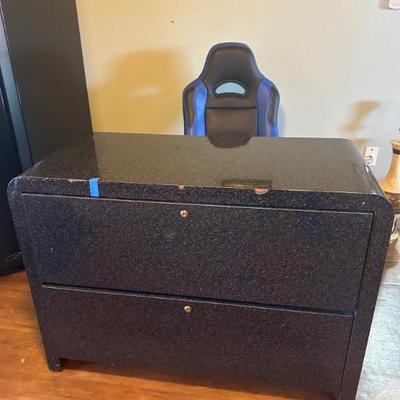 Postmodern waterfall cabinet 