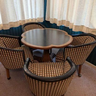 Amazing Adjustable Club TAble and Chairs