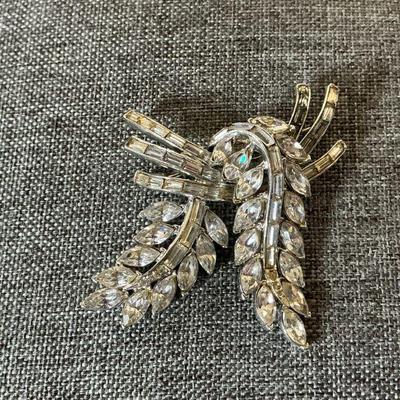 Corocraft Rhinestone Brooch