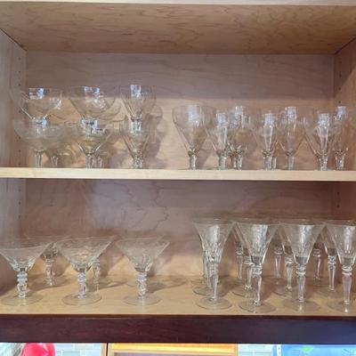 1940’s Crystal glaaware