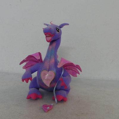 Vintage Mattel Rapunzel Barbie "Penelope the Dragon" Plush