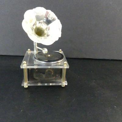 Vintage Gramophone Music Box - Plays "You Light Up My Life"