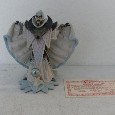 Vintage 1989-1991 Andrew Bill Enchantica Collection "Vrorst - The Ice Sorcerer" #EN2018 - 8¾" Tall - With COA