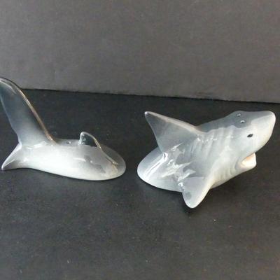 Vintage Sarsaparilla Five & Dime, Inc. Shark Salt & Pepper Shakers